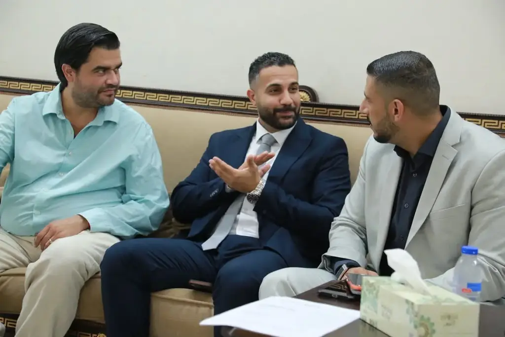 صورة من توقيع اتفاقية التعاون مع مكتب راشد ديماس السويدي للمحاماة