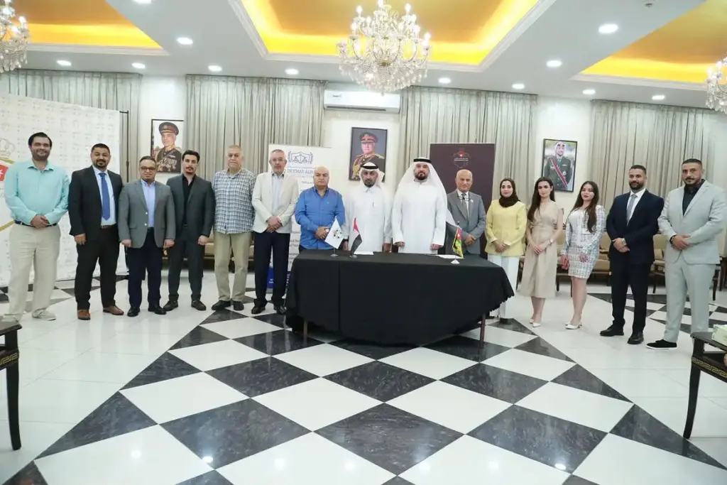 صورة من توقيع اتفاقية التعاون مع مكتب راشد ديماس السويدي للمحاماة